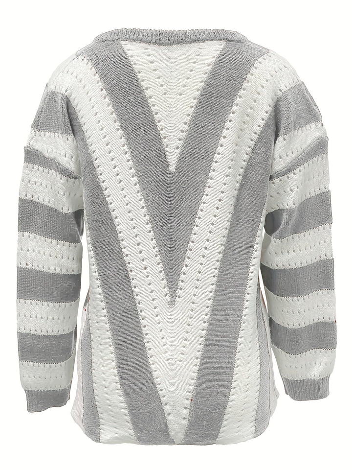 Evelien Pullover | Luxe pullover met V-hals voor dames