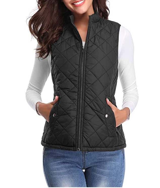 Loewa Bodywarmer | Stijlvol licht gewatteerde bodywarmer met ritssluiting voor dames