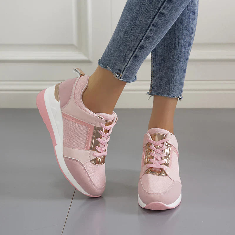 Riley Wedges Sneakers | Comfortabele modieuze vetersneakers