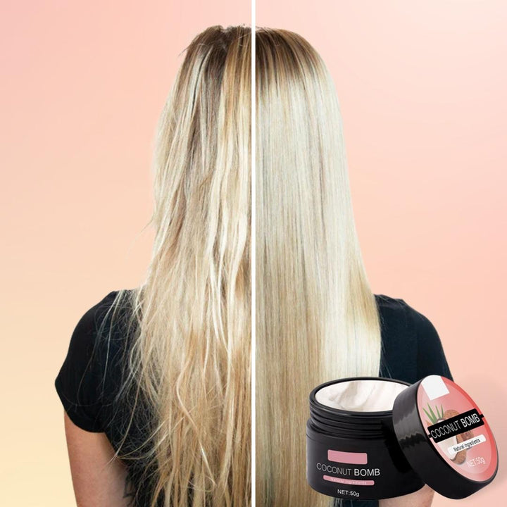 CocoHair Haarcreme Set | Intensive Hydratation voor Droog en Beschadigd Haar met Kokosolie en Sheaboter