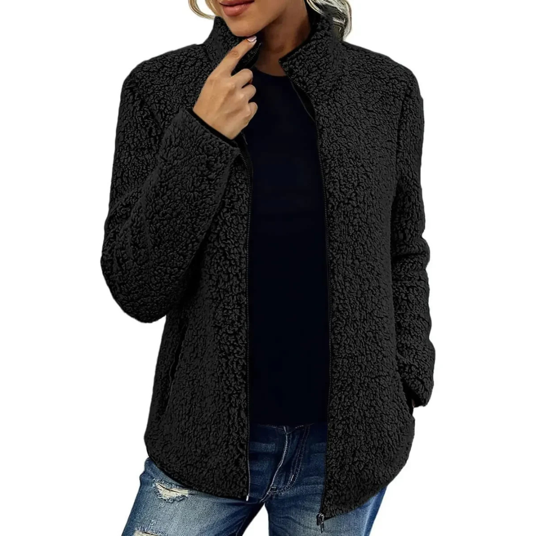 Silvia Fleece Vest | Super warm fleece vest met hoge kraag voor dames