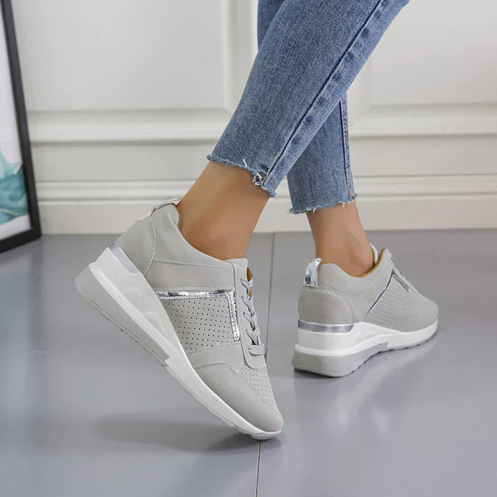 Riley Wedges Sneakers | Comfortabele modieuze vetersneakers