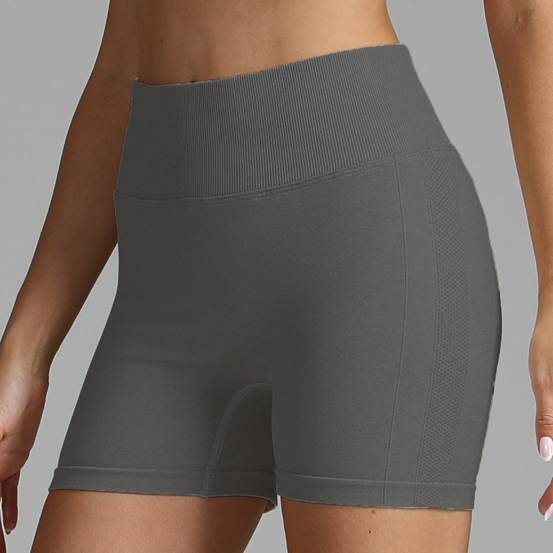 Mia Fitness-Shorts | Hooggetailleerde, strakke stretch fitnessshorts voor dames