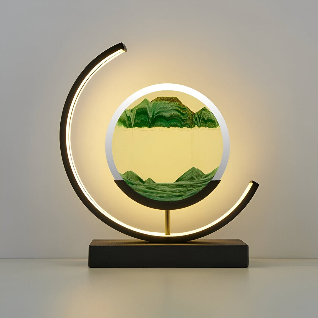 GlowSand Zandloper Lamp | Dimbaar met Afstandsbediening voor Perfecte Sfeer