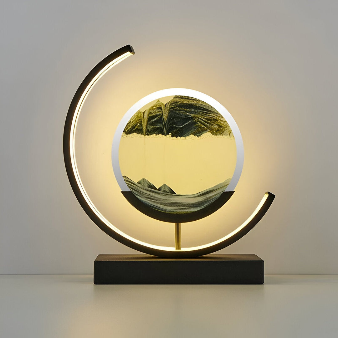 GlowSand Zandloper Lamp | Dimbaar met Afstandsbediening voor Perfecte Sfeer