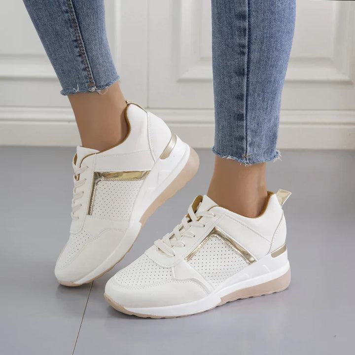 Riley Wedges Sneakers | Comfortabele modieuze vetersneakers