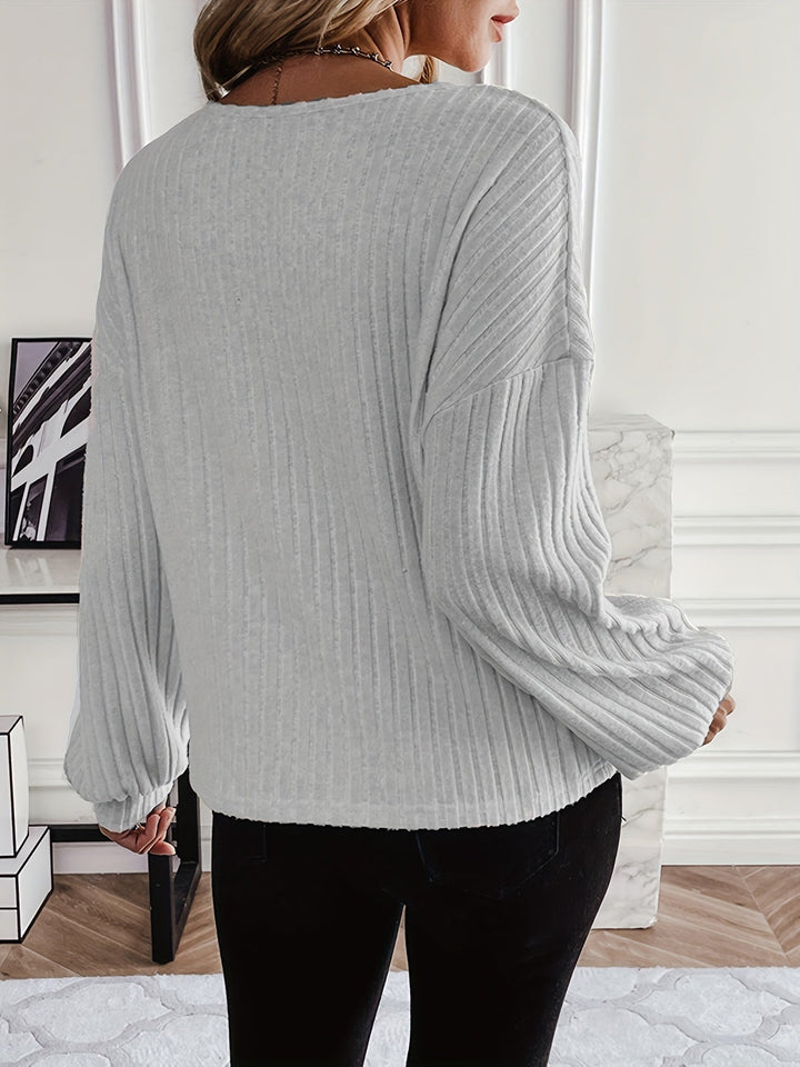 Nikki Pullover | Zachte elegante damespullover met V-hals