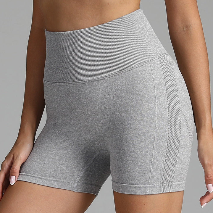 Mia Fitness-Shorts | Hooggetailleerde, strakke stretch fitnessshorts voor dames