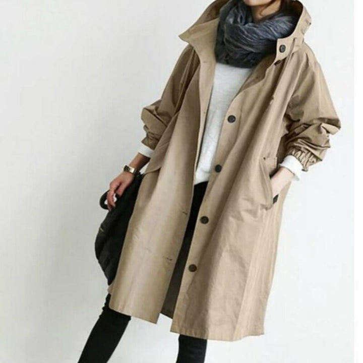 Lauren Trenchcoat | Modieuze lange tussen jas voor dames