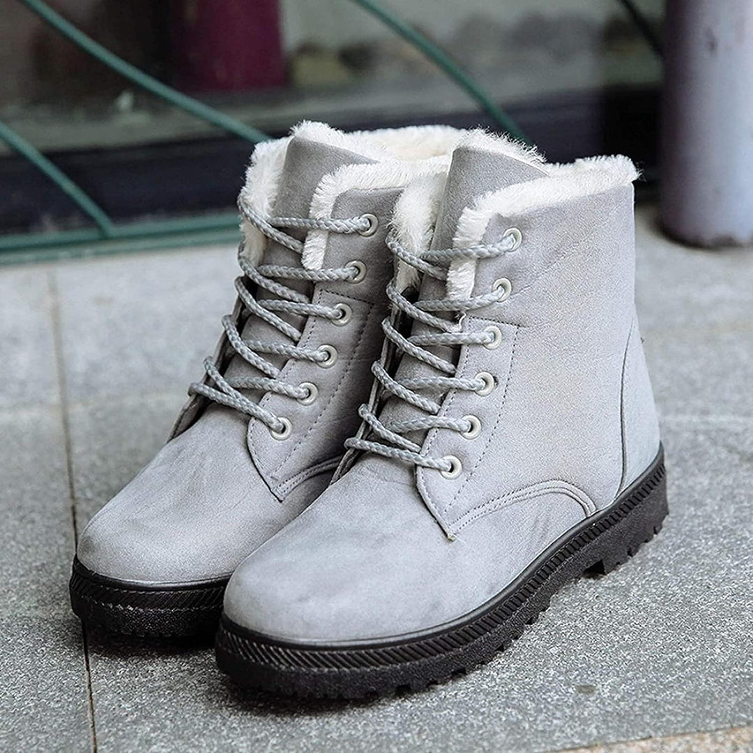 Sophie Snowboots | Antislip sneeuwlaarzen met veters voor dames