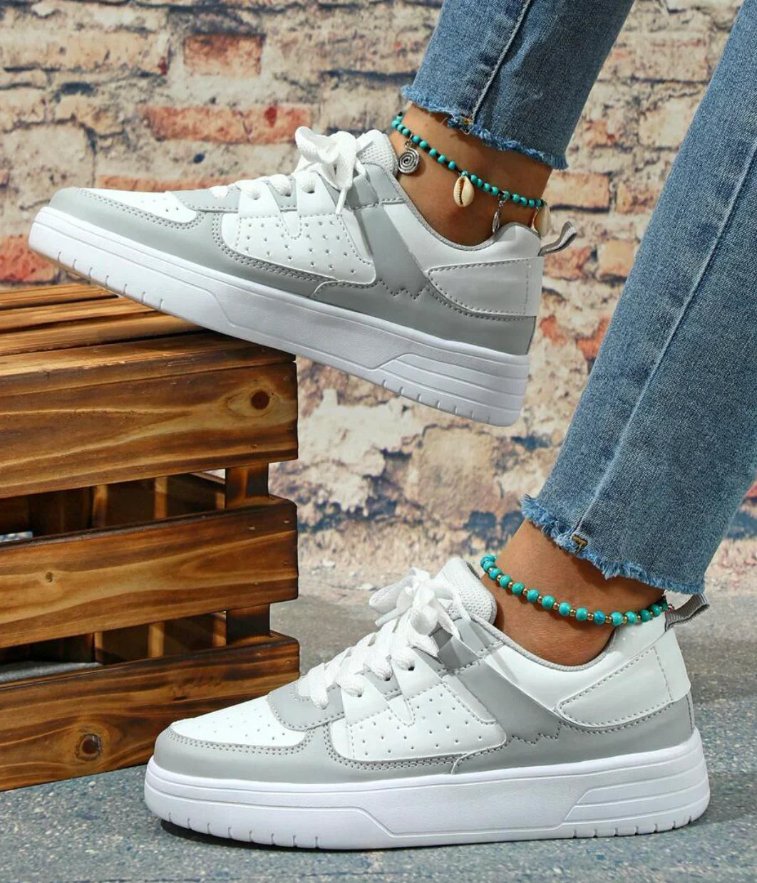 Clara Air Sneakers | Trendy comfortabele damesschoenen met hoge zolen