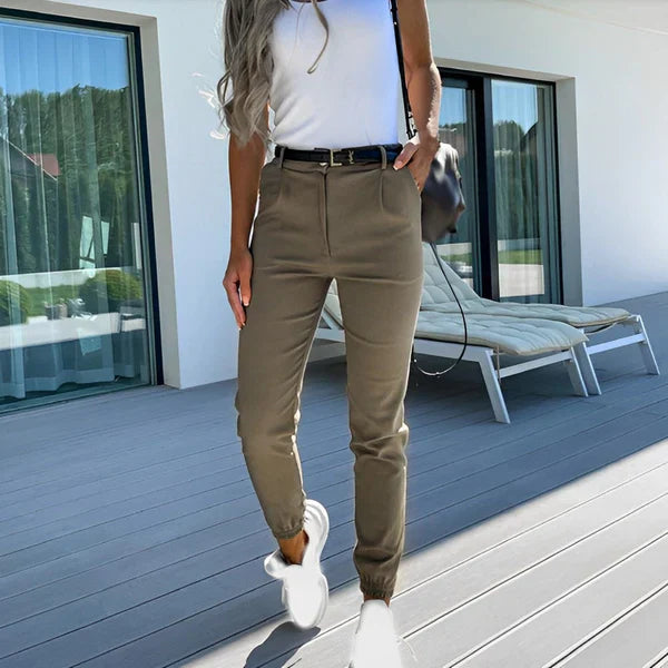 Alayá Chino broek | Stijlvolle slim fit broek voor dames