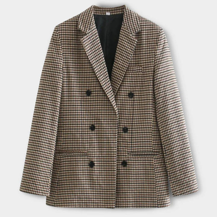 Alayá Blazer | Retro Moderne treny oversized lange blazer voor dames