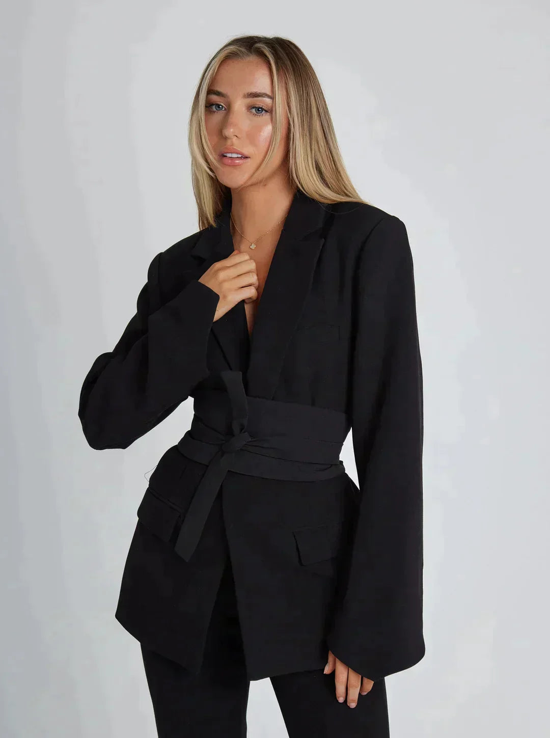 Stella Marie Blazer | Moderne treny oversized lange blazer voor dames