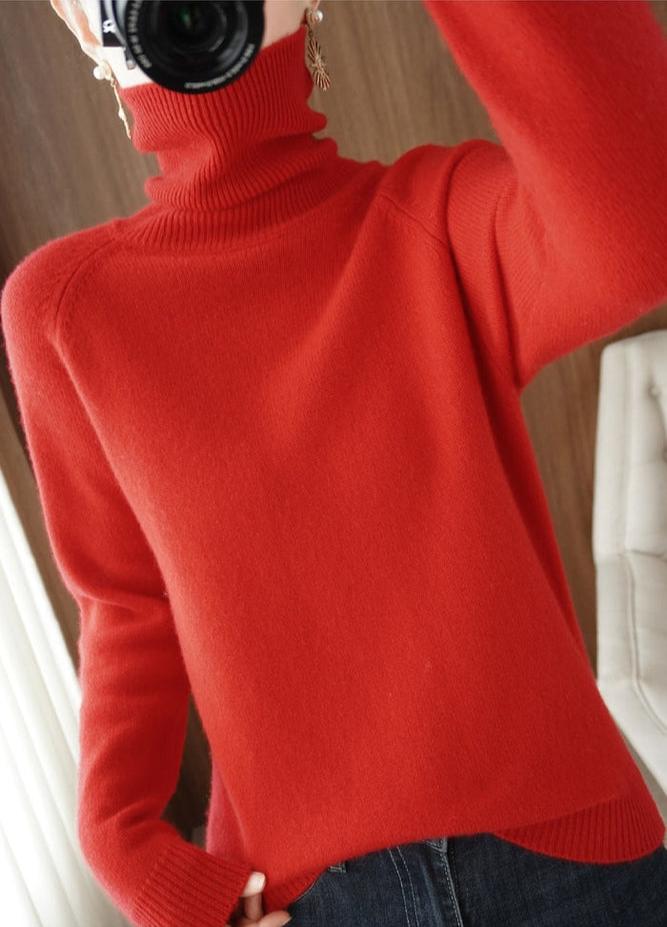 Gebreide warm zachte sweater voor dames