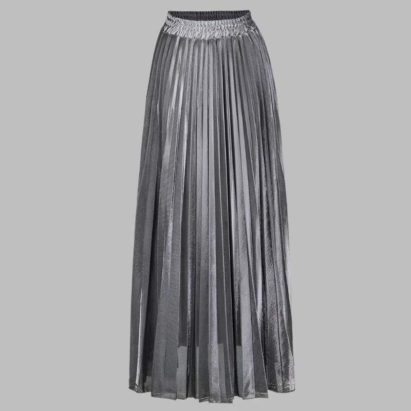 Emily Rok | Moderne geplooide maxi rok voor vrouwen