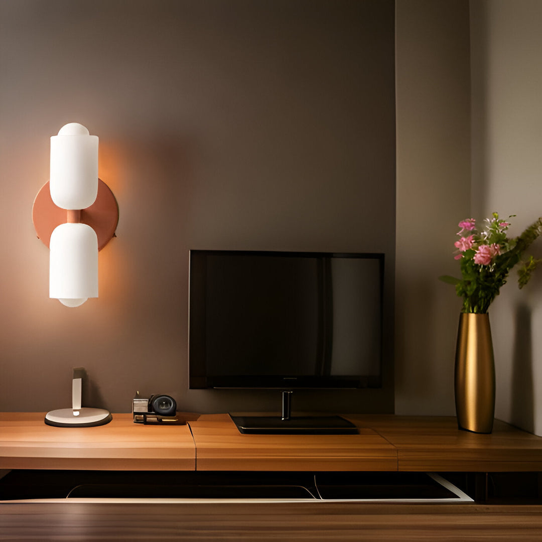 CapsuleAcryl Wandlamp | Lxue Dubbele Kop LED Wandlamp voor Binnen