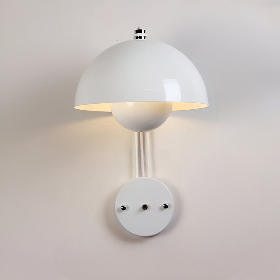 FloraGlow Wandlamp | Stijlvolle Ronde LED Wandlamp in Macaron Bloemenknop Design