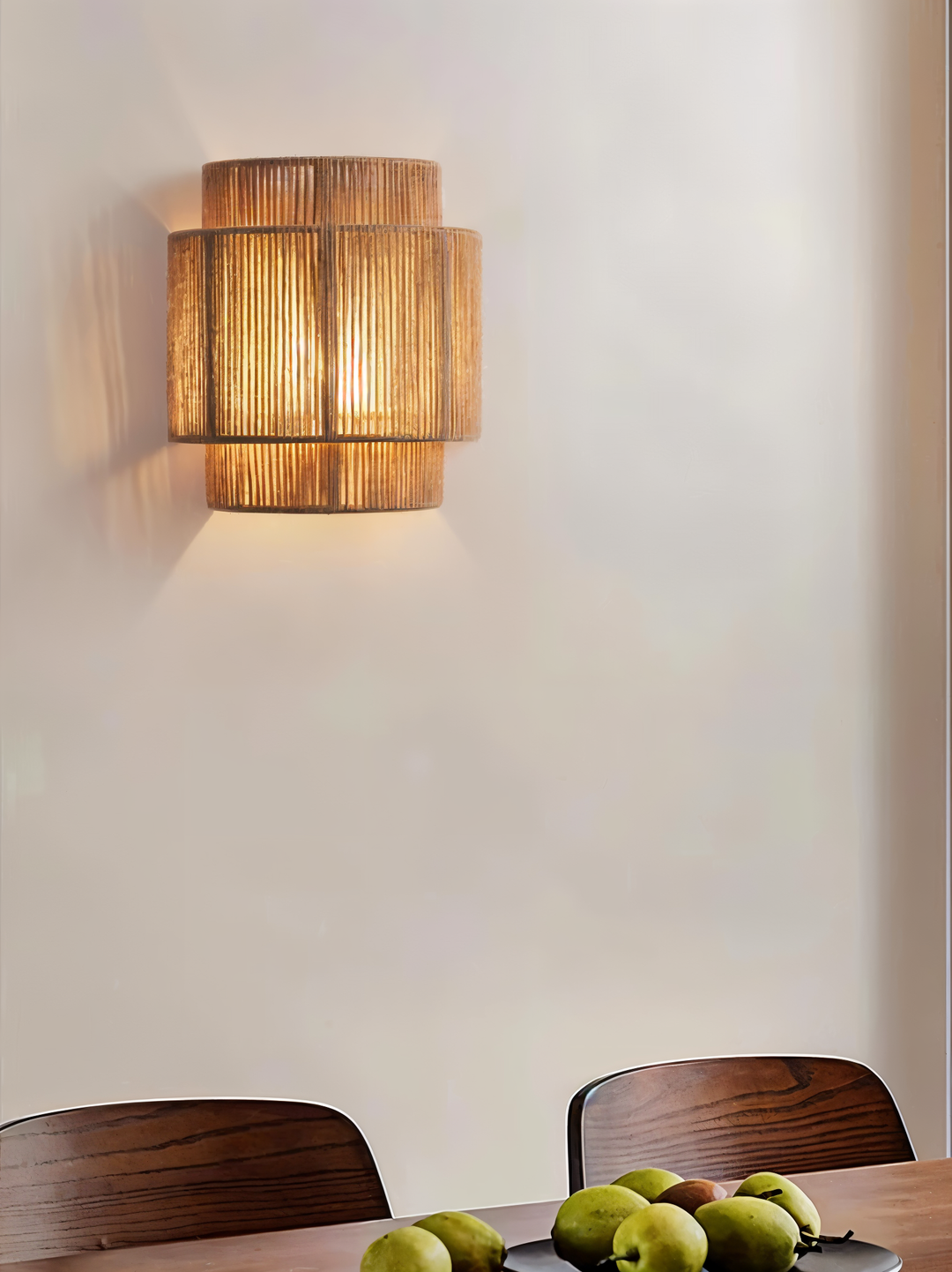 Hemp Boho Wandlamp | Trendy Rieten Wandlamp