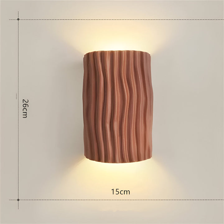 HuePleat Wandlamp | Moderne Gevlochten Resin LED Wandlamp