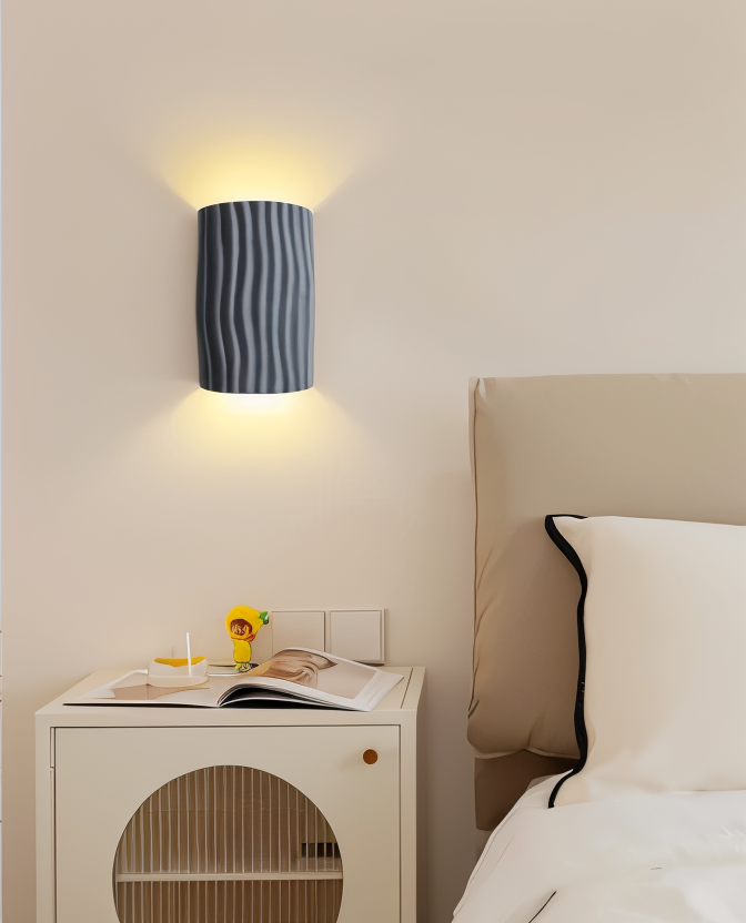 HuePleat Wandlamp | Moderne Gevlochten Resin LED Wandlamp