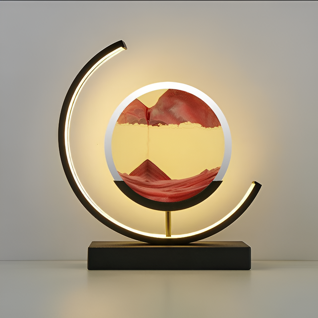 GlowSand Zandloper Lamp | Dimbaar met Afstandsbediening voor Perfecte Sfeer