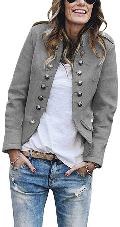 Saint Cantelle Blazer | Blazer met lange mouwen en moderne knopen