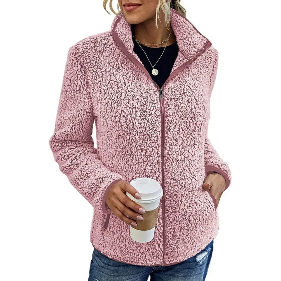 Silvia Fleece Vest | Super warm fleece vest met hoge kraag voor dames