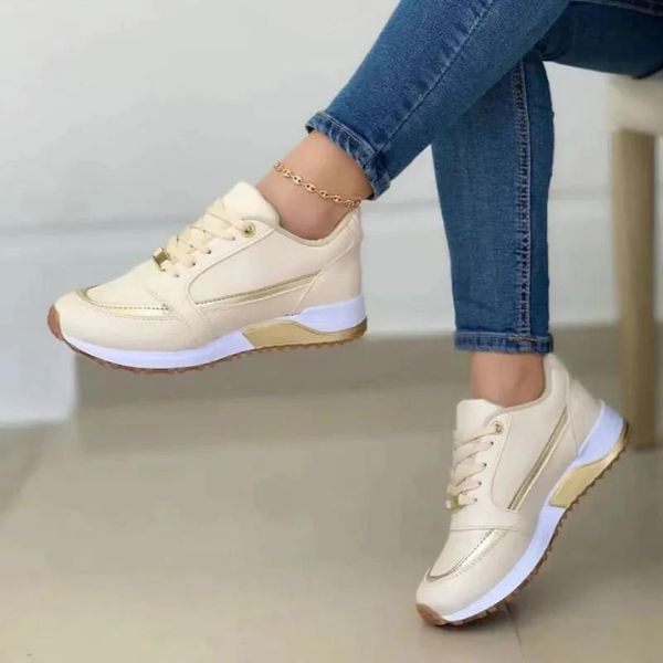 Nina Sport Sneakers | Elegante en comfortabele alledaagse damessneakers met veters