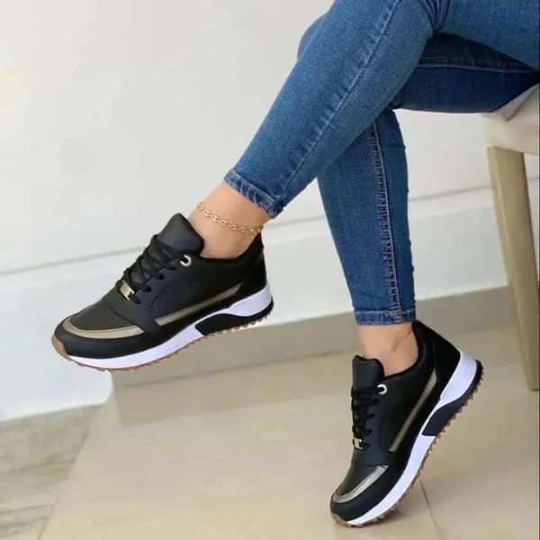 Nina Sport Sneakers | Elegante en comfortabele alledaagse damessneakers met veters