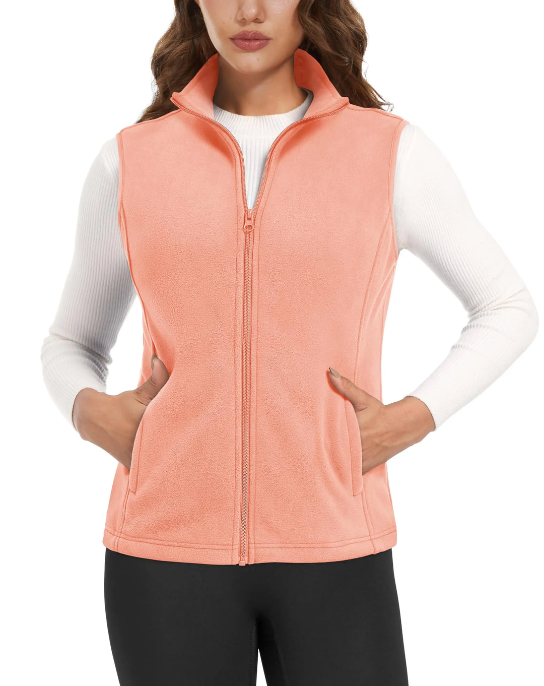 Anya Fields Gilet | Casual fleece vest voor dames