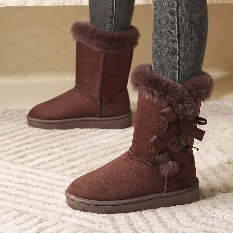 Celine Snowboots | Trendy fleece gevoerde winterlaarzen voor dames