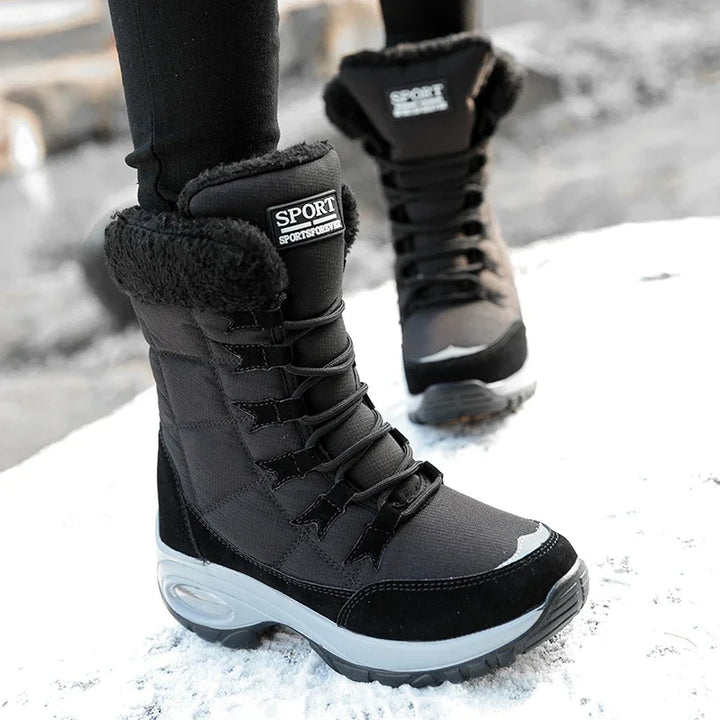 Luna Snowboots | Trendy Comfortabele Fleece gevoerde winter laarzen voor dames