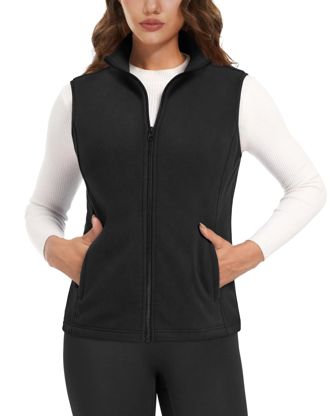 Anya Fields Gilet | Casual fleece vest voor dames