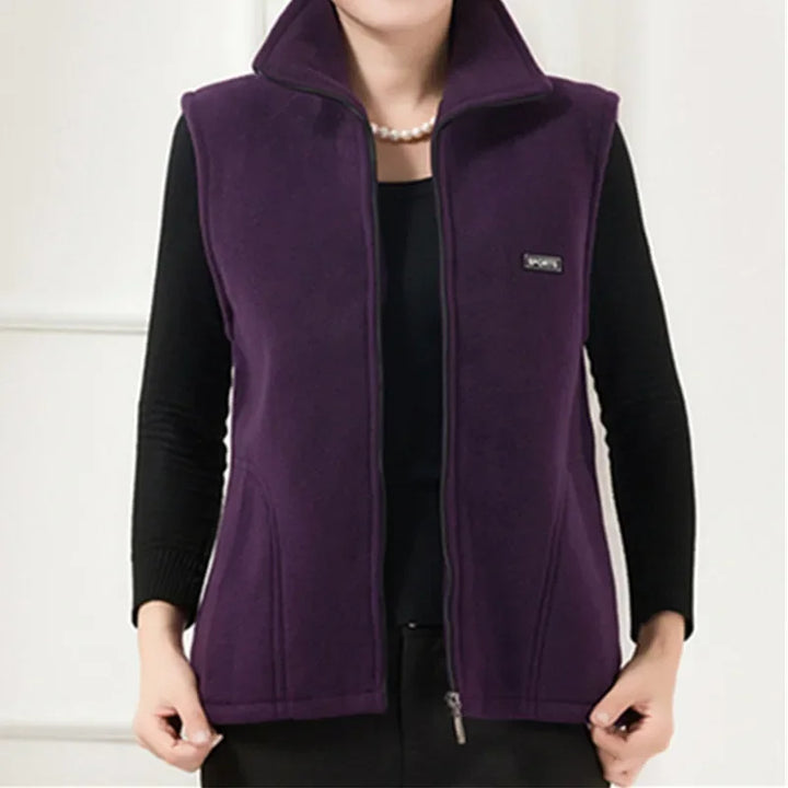 Loewa Bodywarmer | Casual fleece gilet voor dames