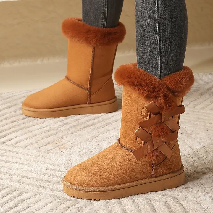 Celine Snowboots | Trendy fleece gevoerde winterlaarzen voor dames