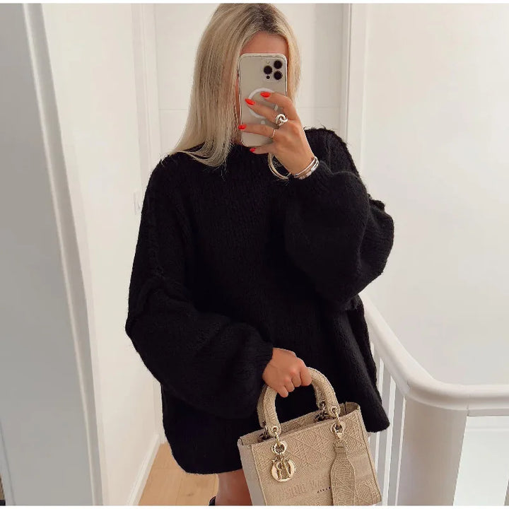 COSS Sweater | Trendy Oversized zachte warme gebreide trui voor dames