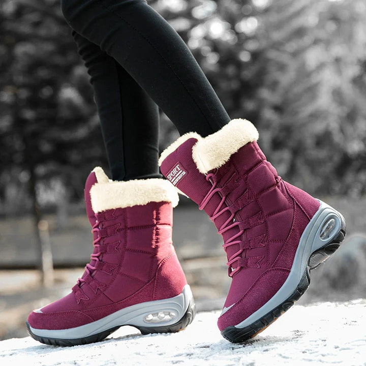 Luna Snowboots | Trendy Comfortabele Fleece gevoerde winter laarzen voor dames