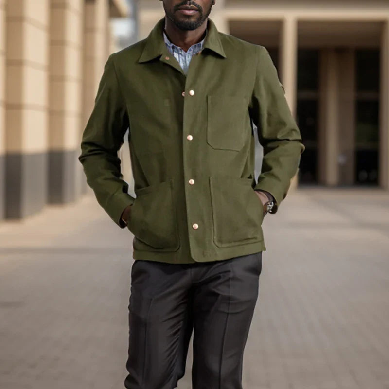 Sterling Tailored Overshirt | Casual Nette Herenjas