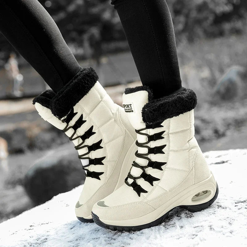 Luna Snowboots | Trendy Comfortabele Fleece gevoerde winter laarzen voor dames