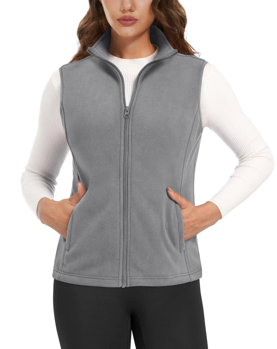 Anya Fields Gilet | Casual fleece vest voor dames