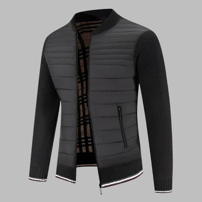 Arno Hybrid Vest | Gebreid Heren Vest voor Actieve Dagen