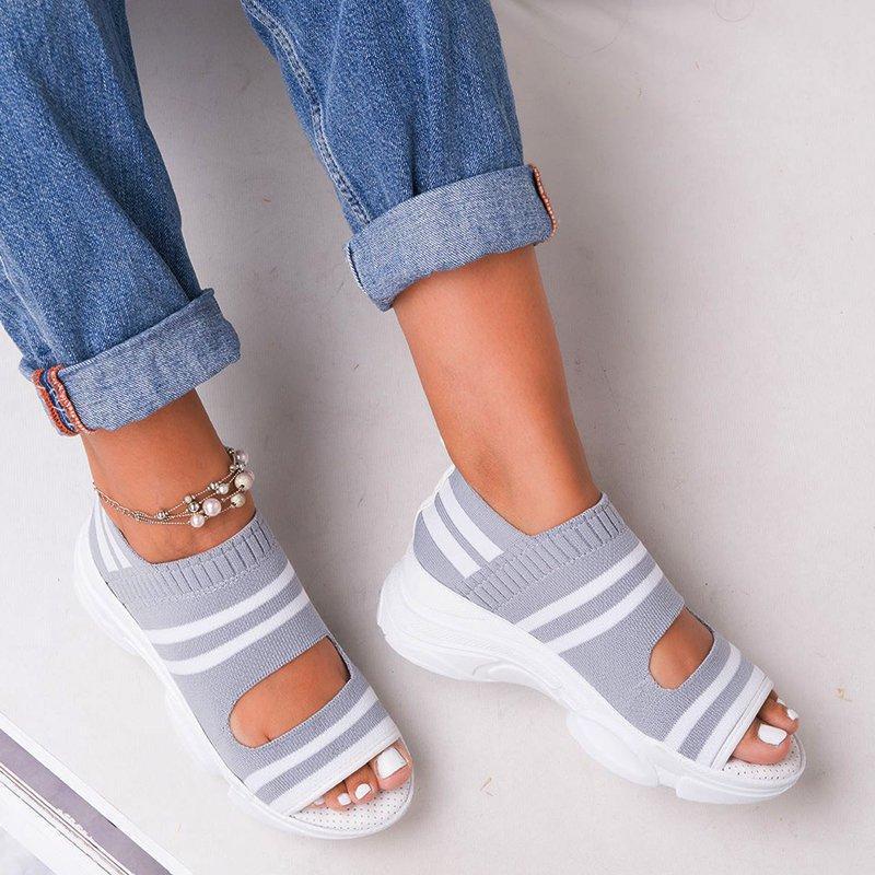 Elena Platform Sandalen | Zomerse, comfortabele sandalen met ronde neus