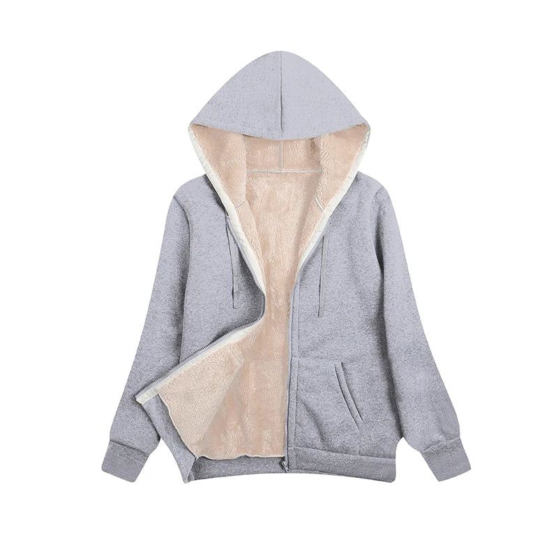 Celine Fleece Vest | Super warm gezellig fleece vest met capuchon voor dames