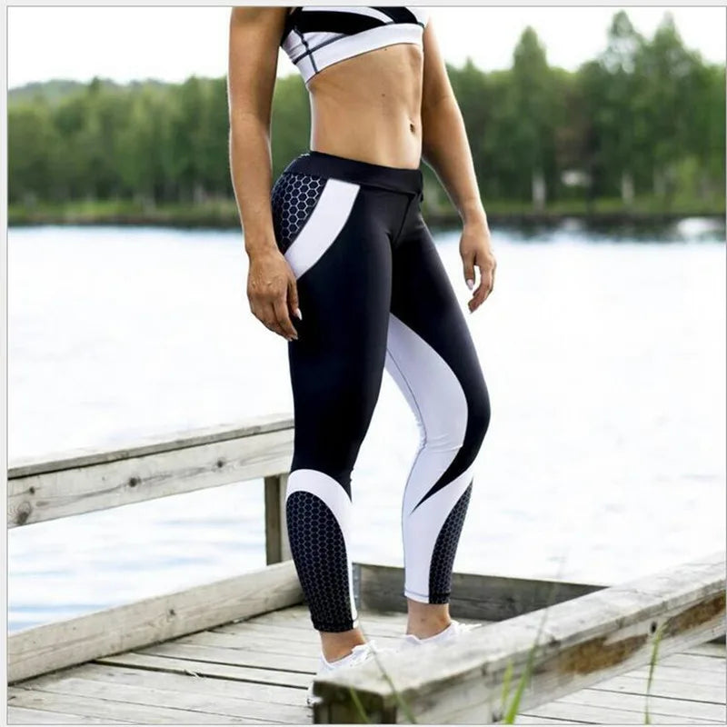 Debbie fitnesslegging | Moderne, sportieve, comfortabele, geprinte dameslegging