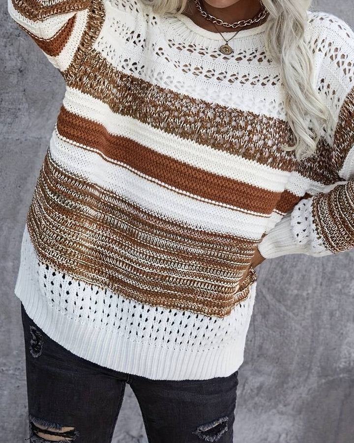 Stella Marie Sweater | Mooie trui in contrasterende kleur voor dames