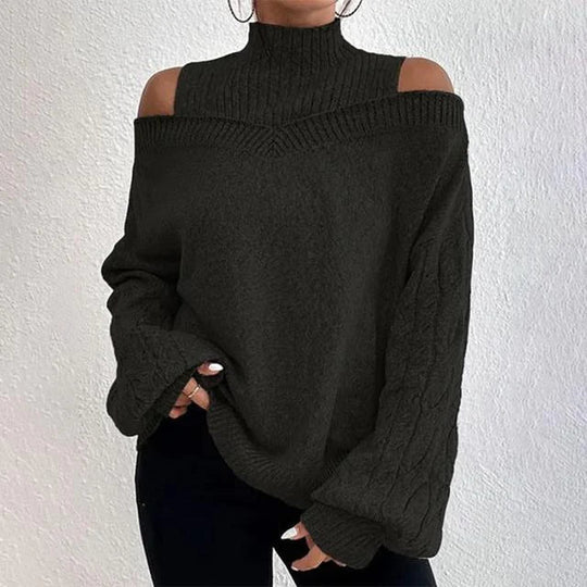 Stijlvolle Off-shoulder wintertrui voor dames