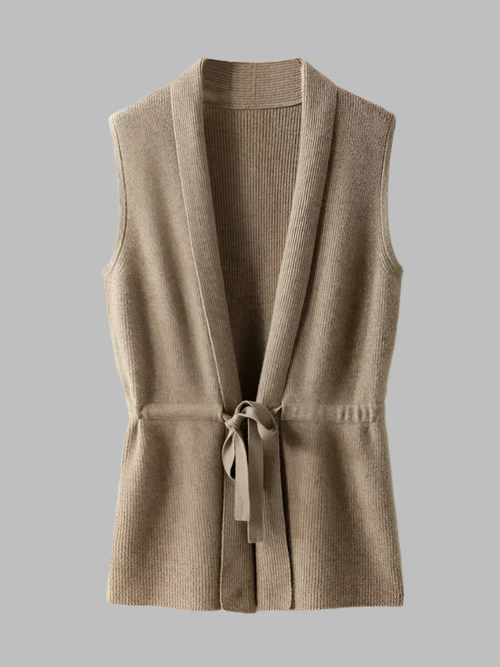 V-neck Wool-look Vest