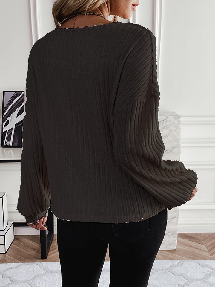 Nikki Sweater | Zachte elegante sweater met V-hals voor dames