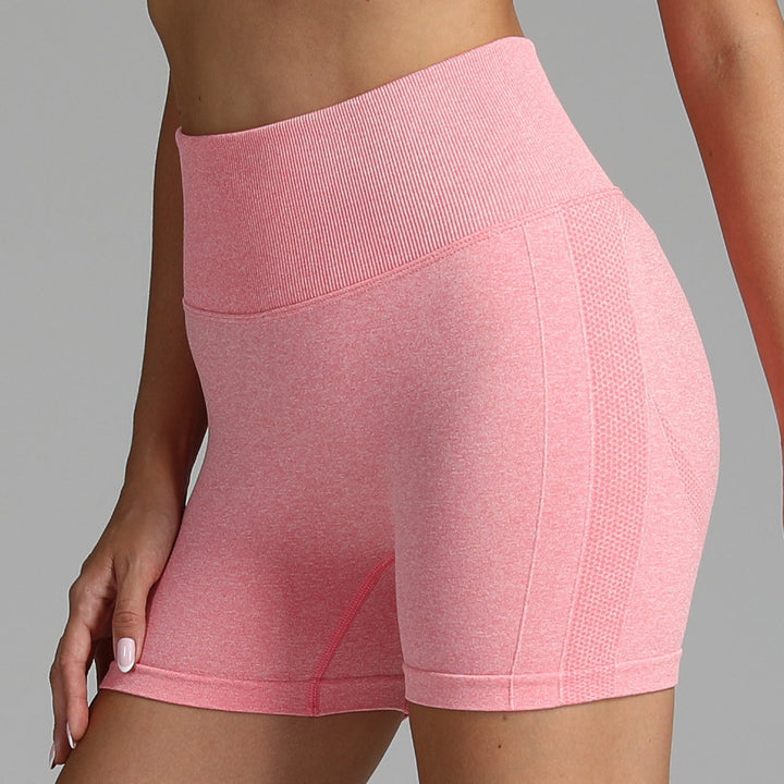 Mia Fitness-Shorts | Hooggetailleerde, strakke stretch fitnessshorts voor dames